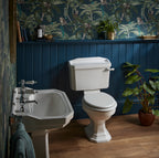 Heritage Glastonbury Basin Taps Chrome