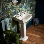 Heritage Glastonbury Basin Taps Chrome