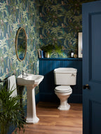 Heritage Glastonbury Basin Taps Chrome