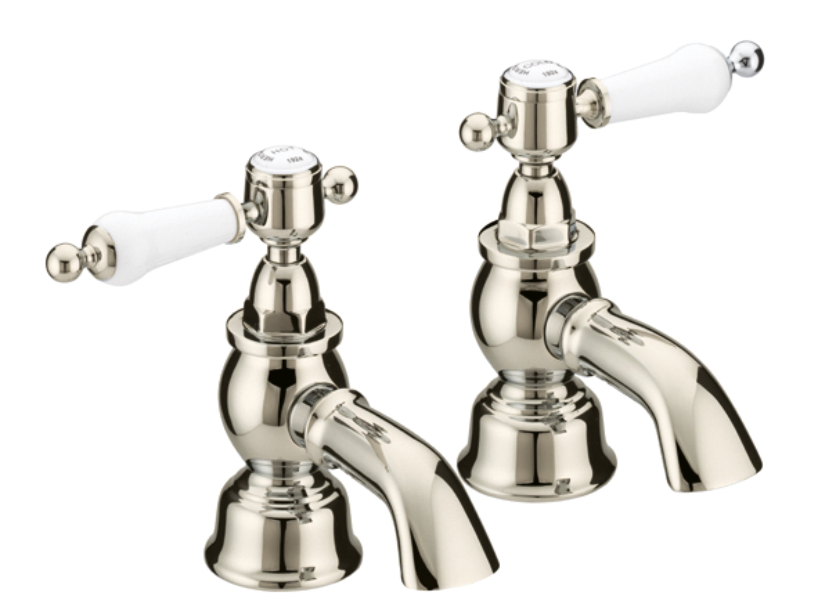 Heritage Glastonbury Bath Taps Vintage Gold