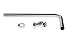 Heritage Free Standing Shallow Bath Trap Chrome