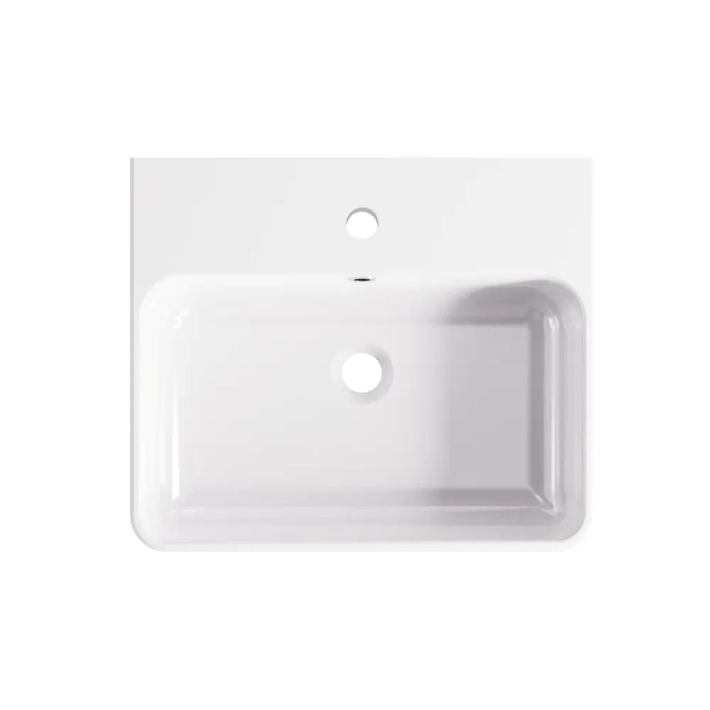 Tavistock Pod Curved 500 Ceramic Basin - White -