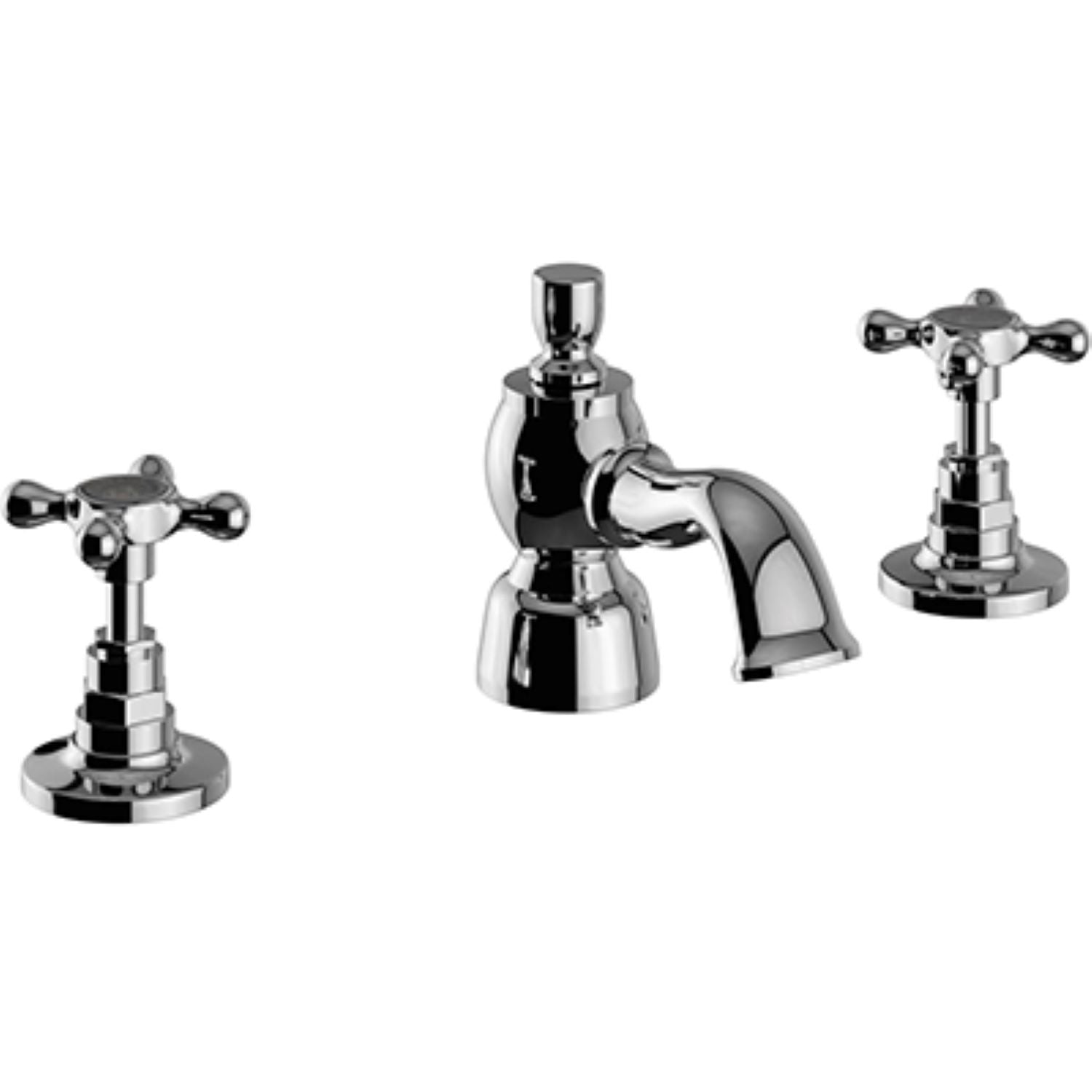 Heritage Trinity 3TH Basin Mixer Chrome