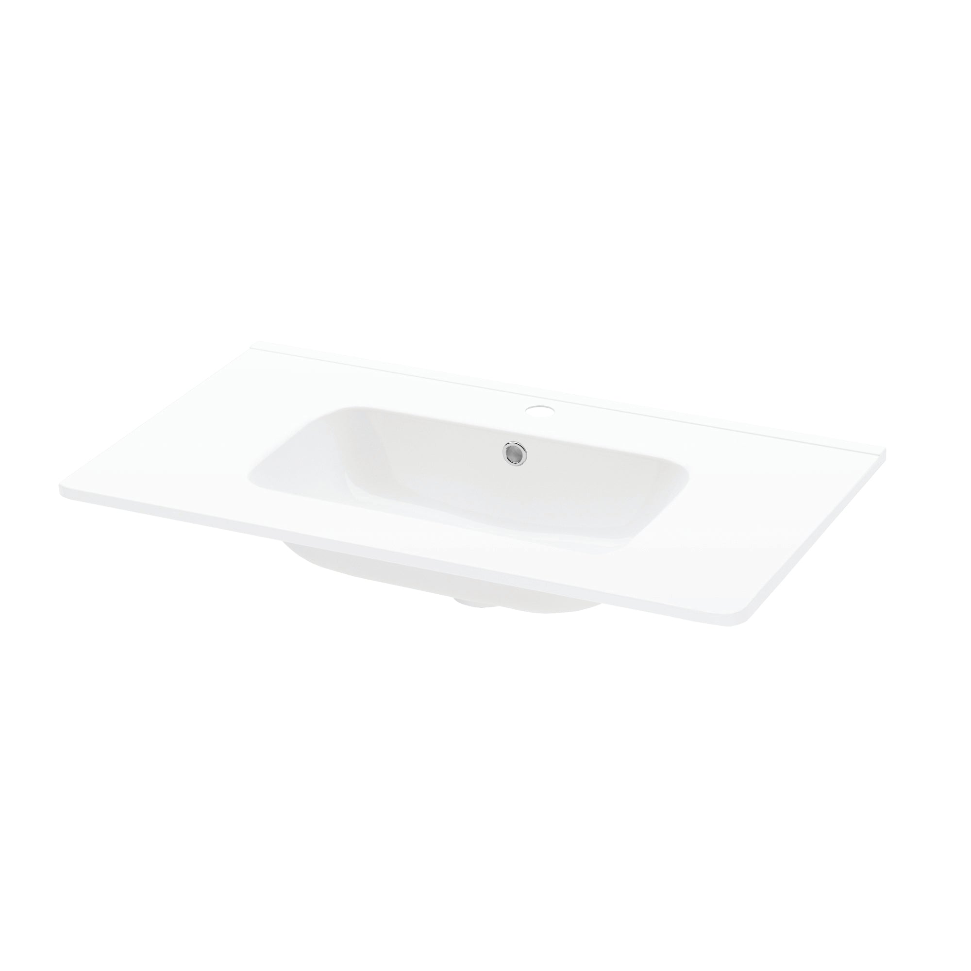 Atlanta Tidal 810(W) X 470(D)mmmm Curved Sit-On Basin
