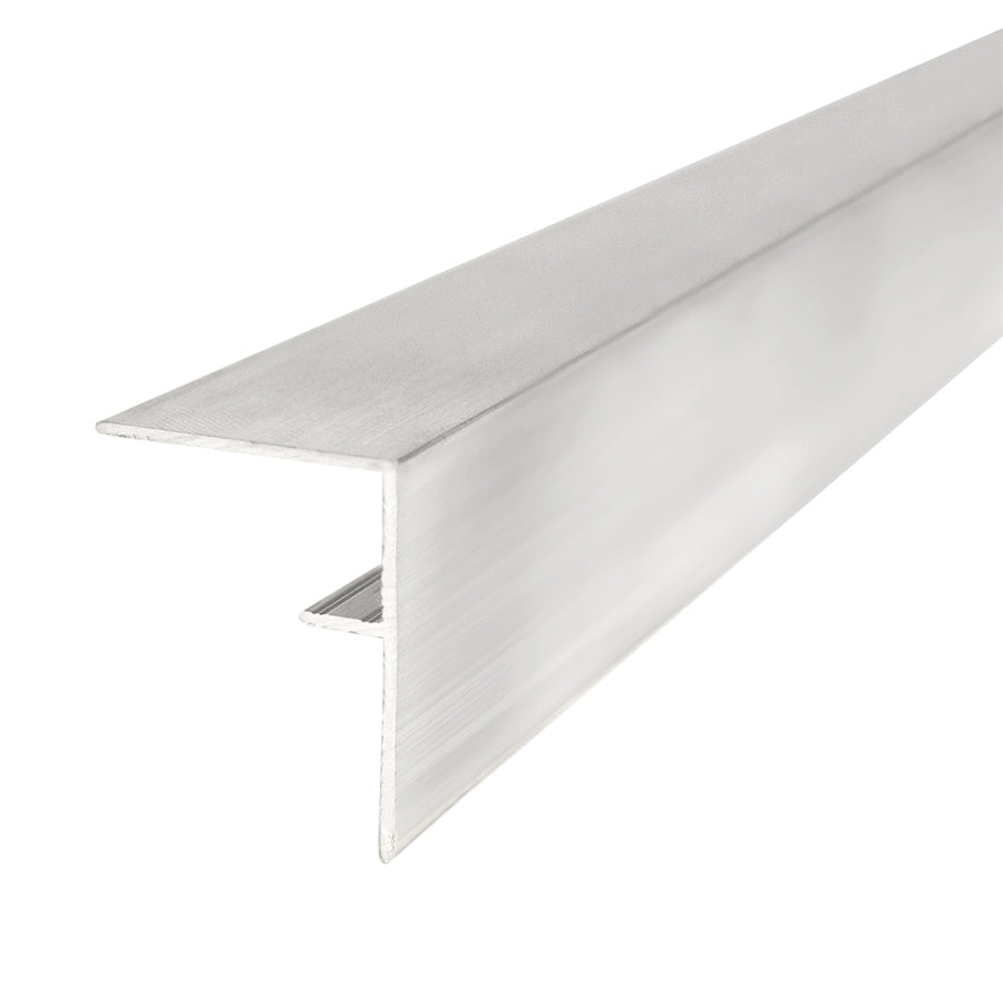 Multipanel Wall Panel Profile Type 100 Flush Corner Profile Satin Anodised Silver
