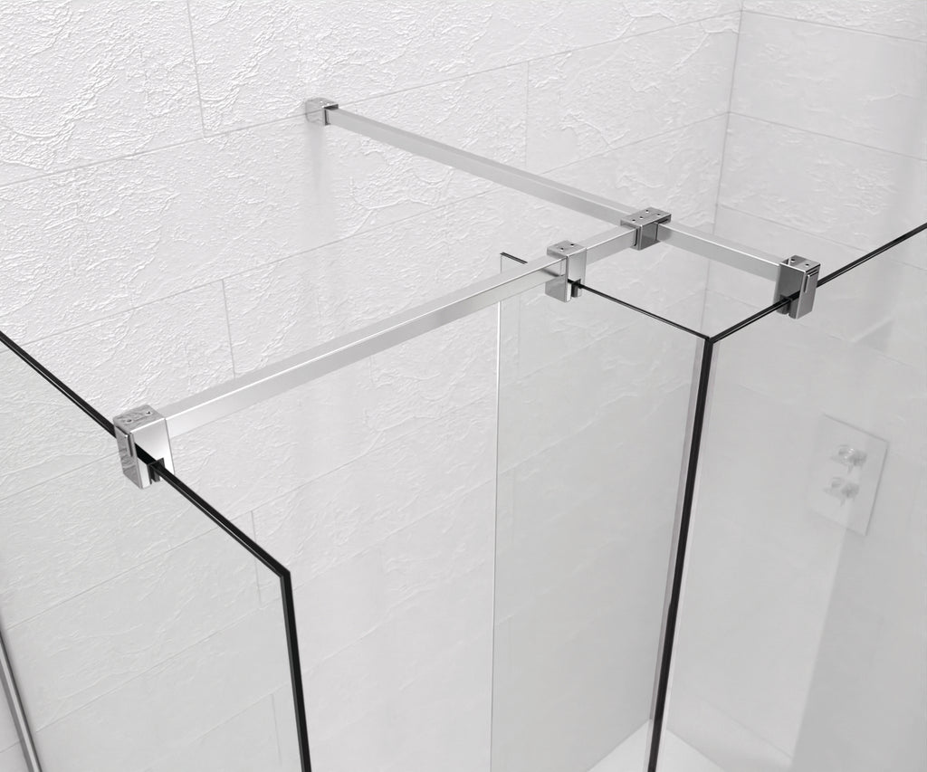 Kudos Showers 10mm Deflector Panel Fixed 255mm Black