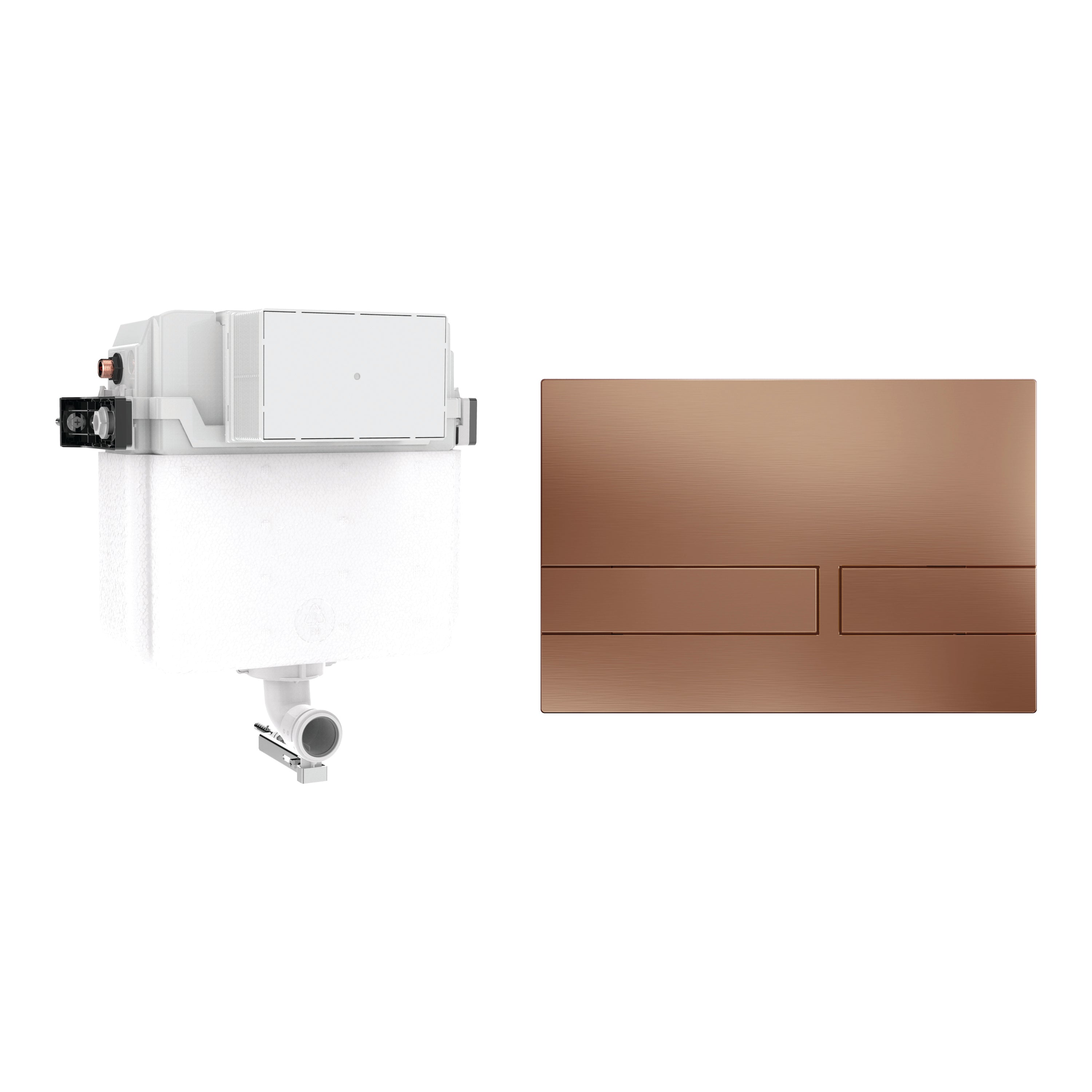 Crosswater Venue Cistern Set 1 Brushed Bronze