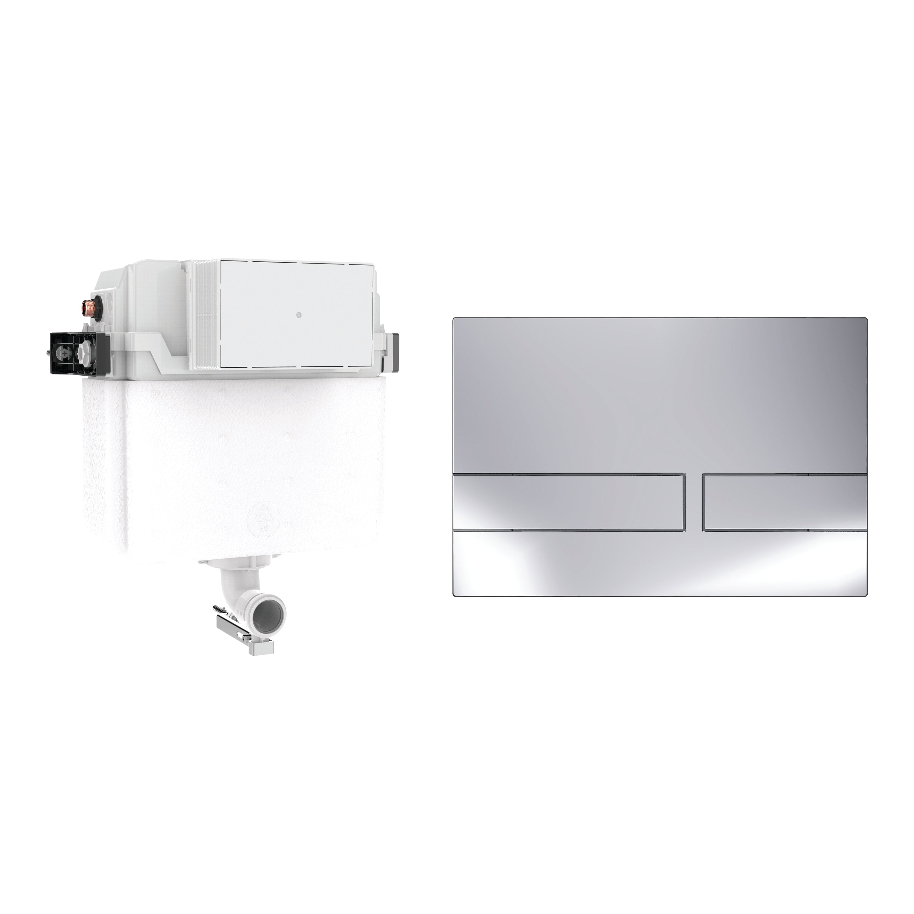 Crosswater Venue Cistern Set 1 Chrome
