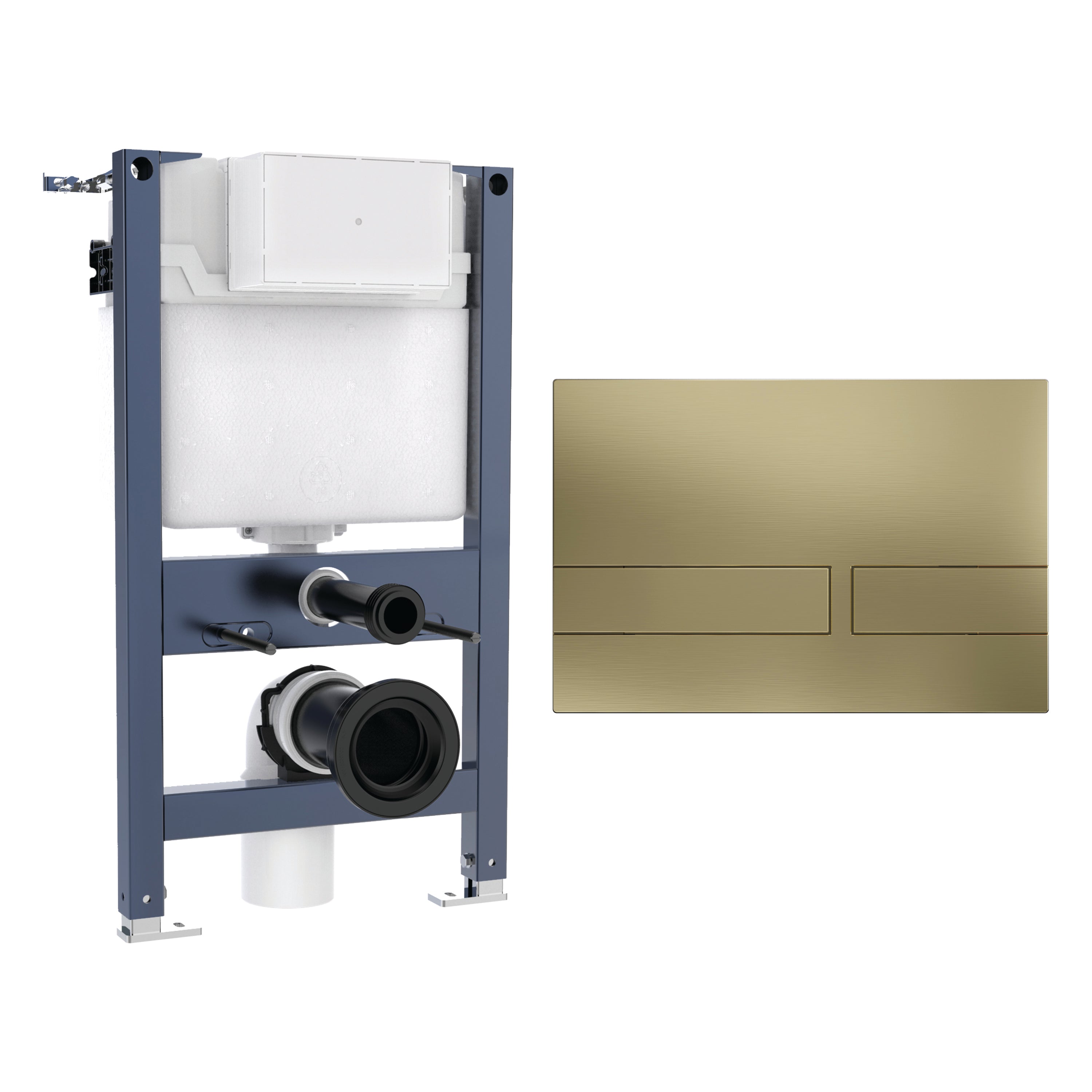 Crosswater Venue Frame Set 1 Brushed Brass