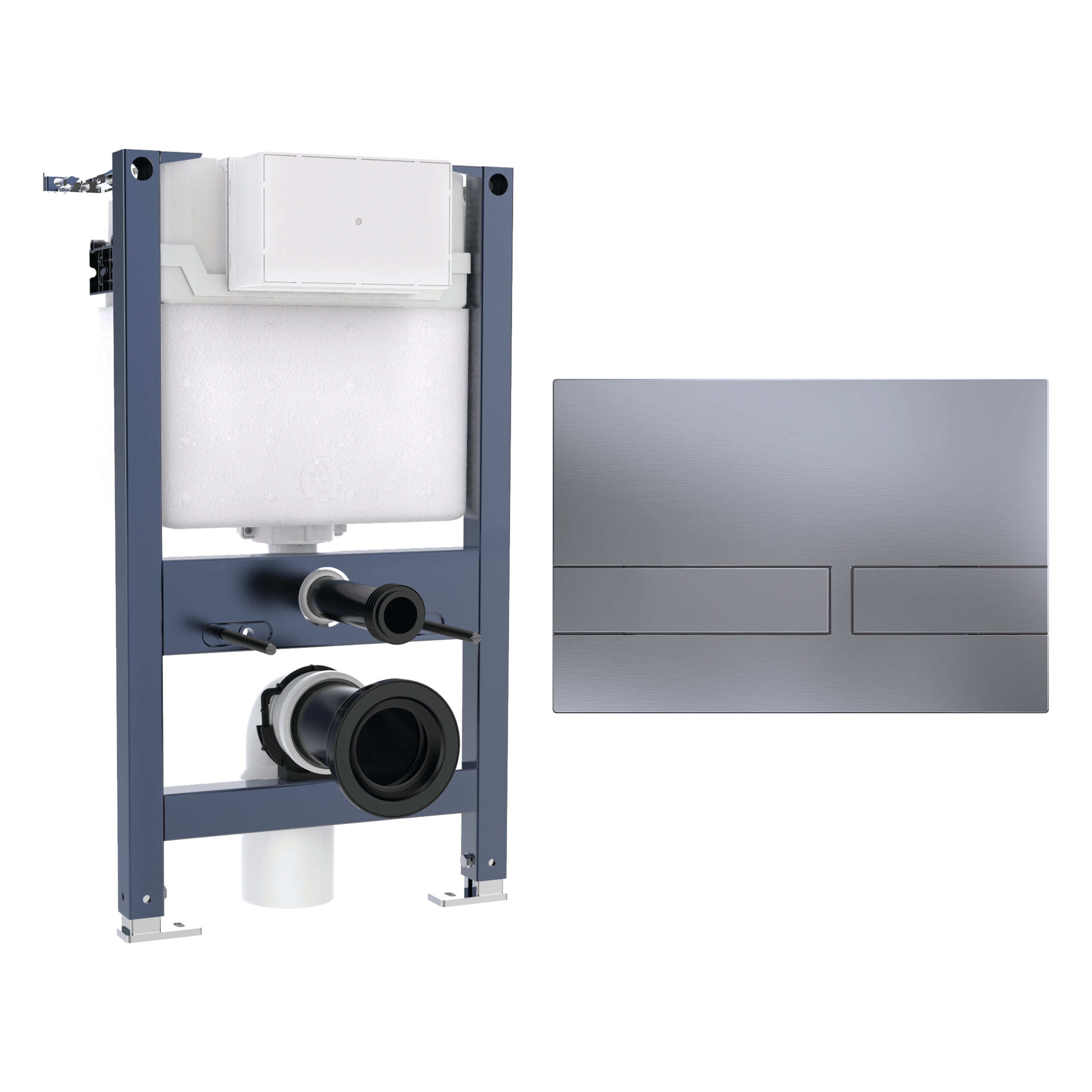 Crosswater Venue Frame Set 1 Brushed Nickel