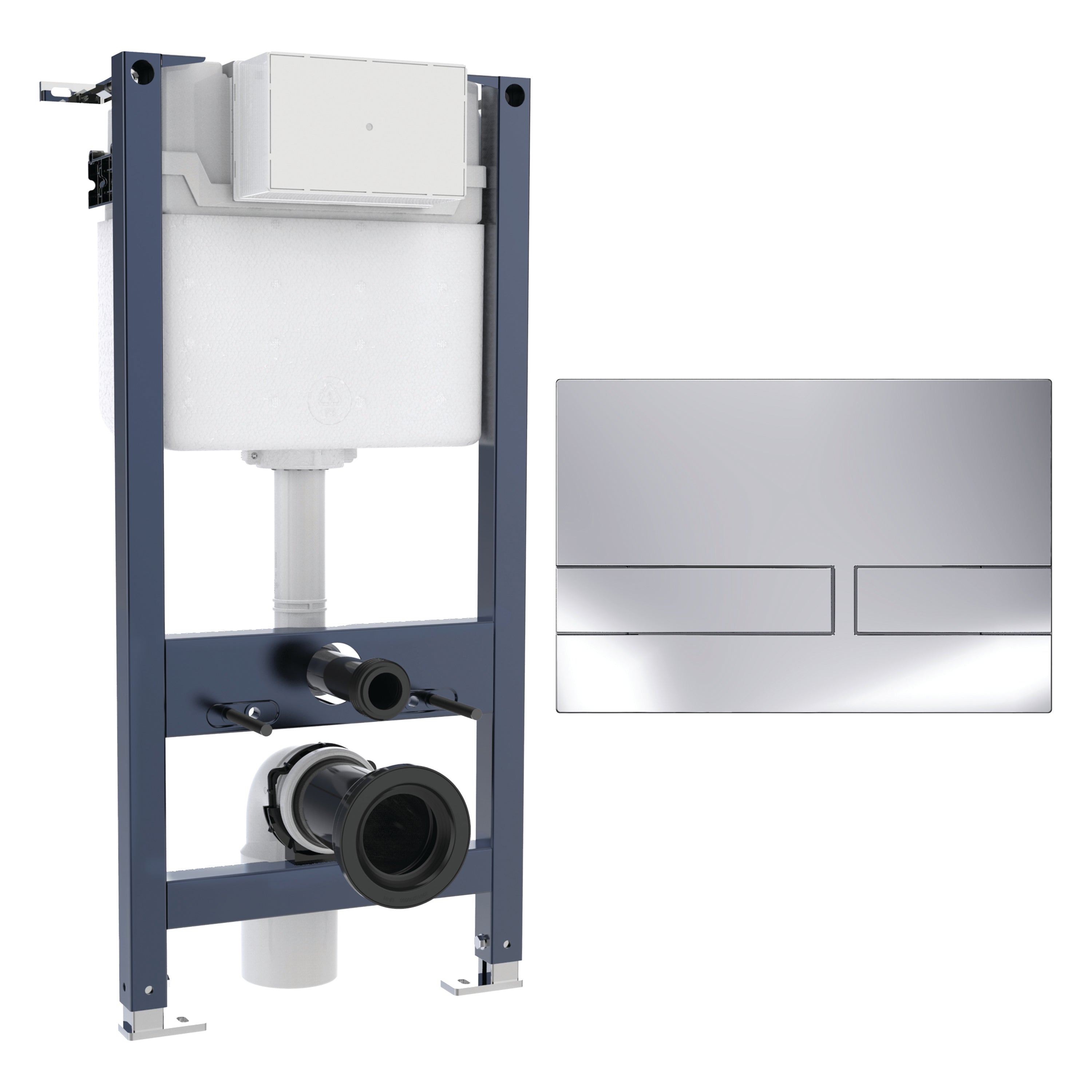 Crosswater Venue Frame Set 2 Chrome