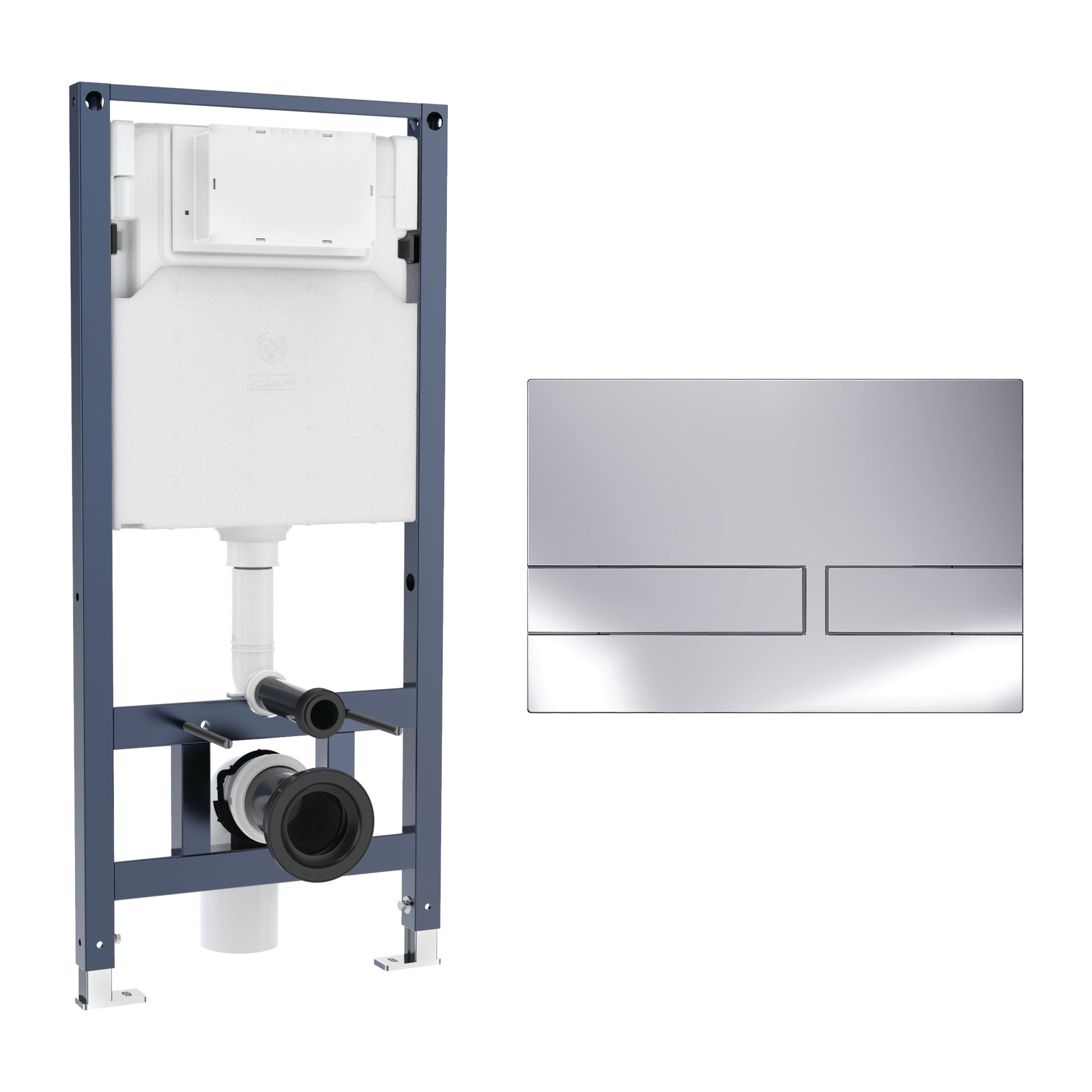 Crosswater Venue Frame Set 3 Chrome