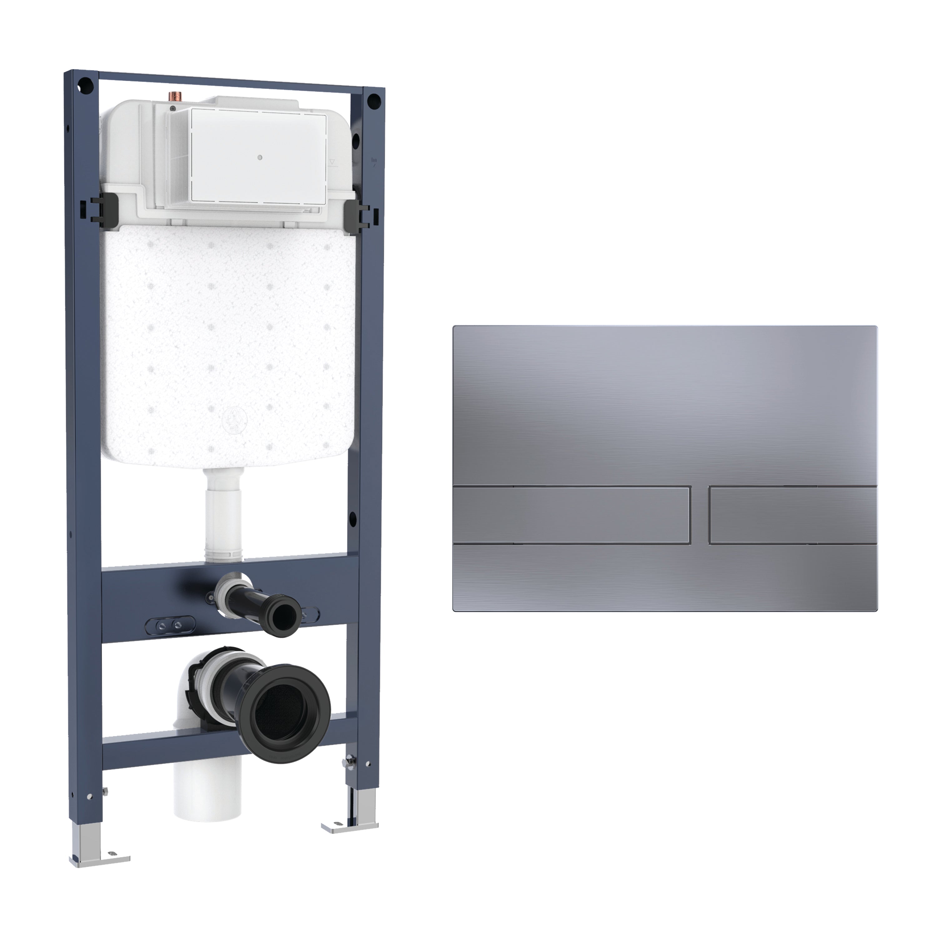 Crosswater Venue Frame Set 4 Brushed Nickel