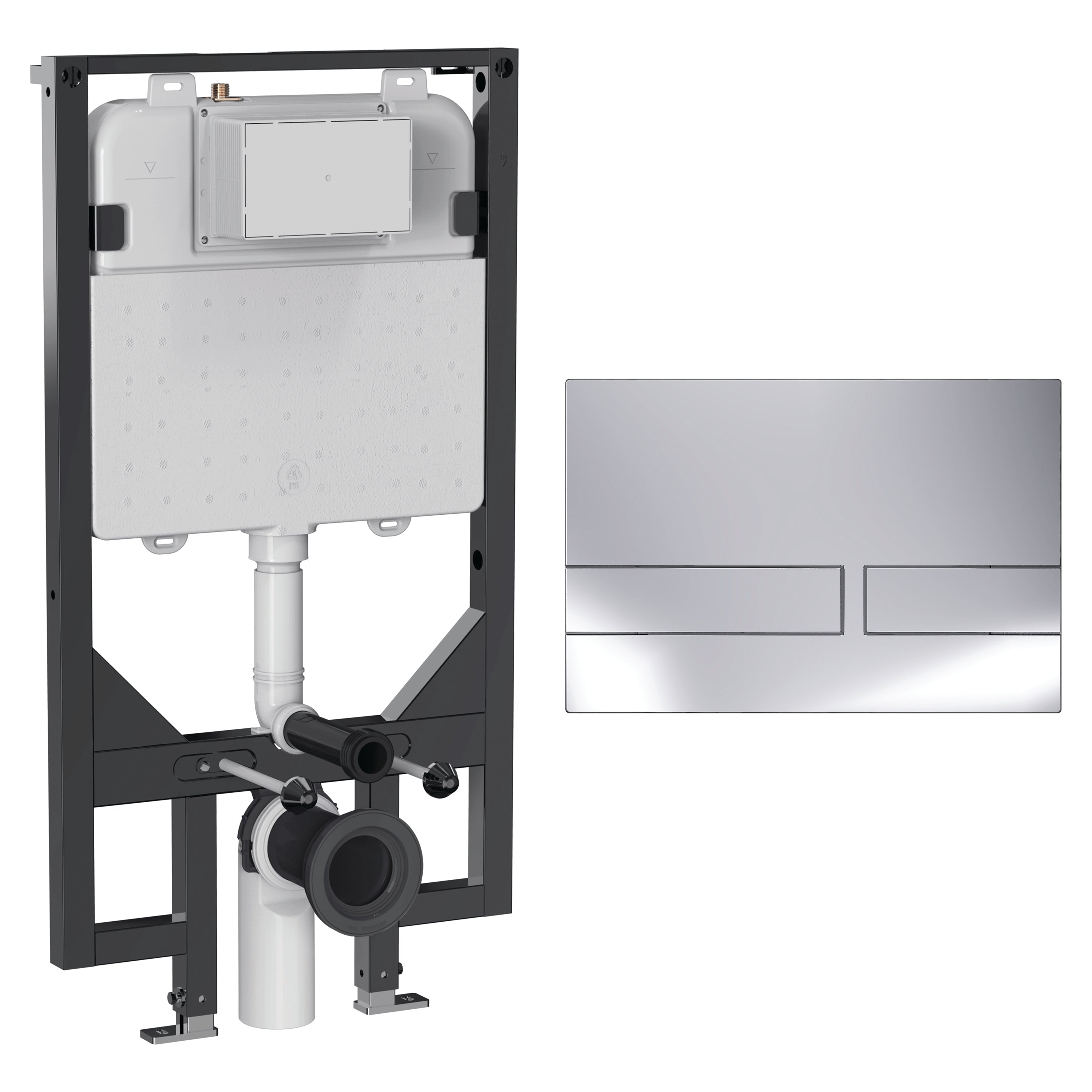 Crosswater Venue Frame Set 5 Chrome