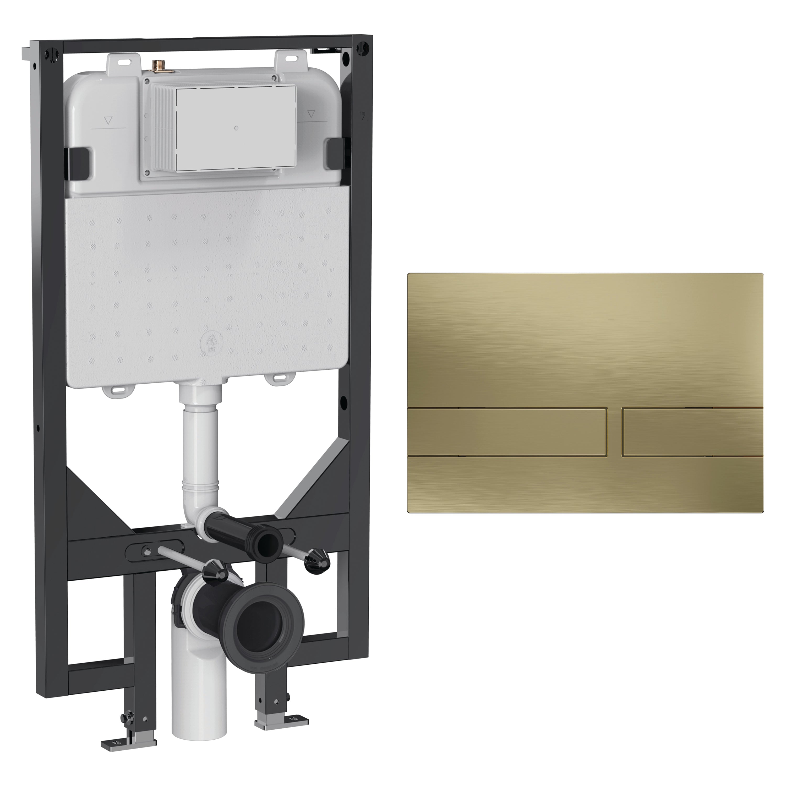 Crosswater Venue Frame Set 5 Brushed Brass
