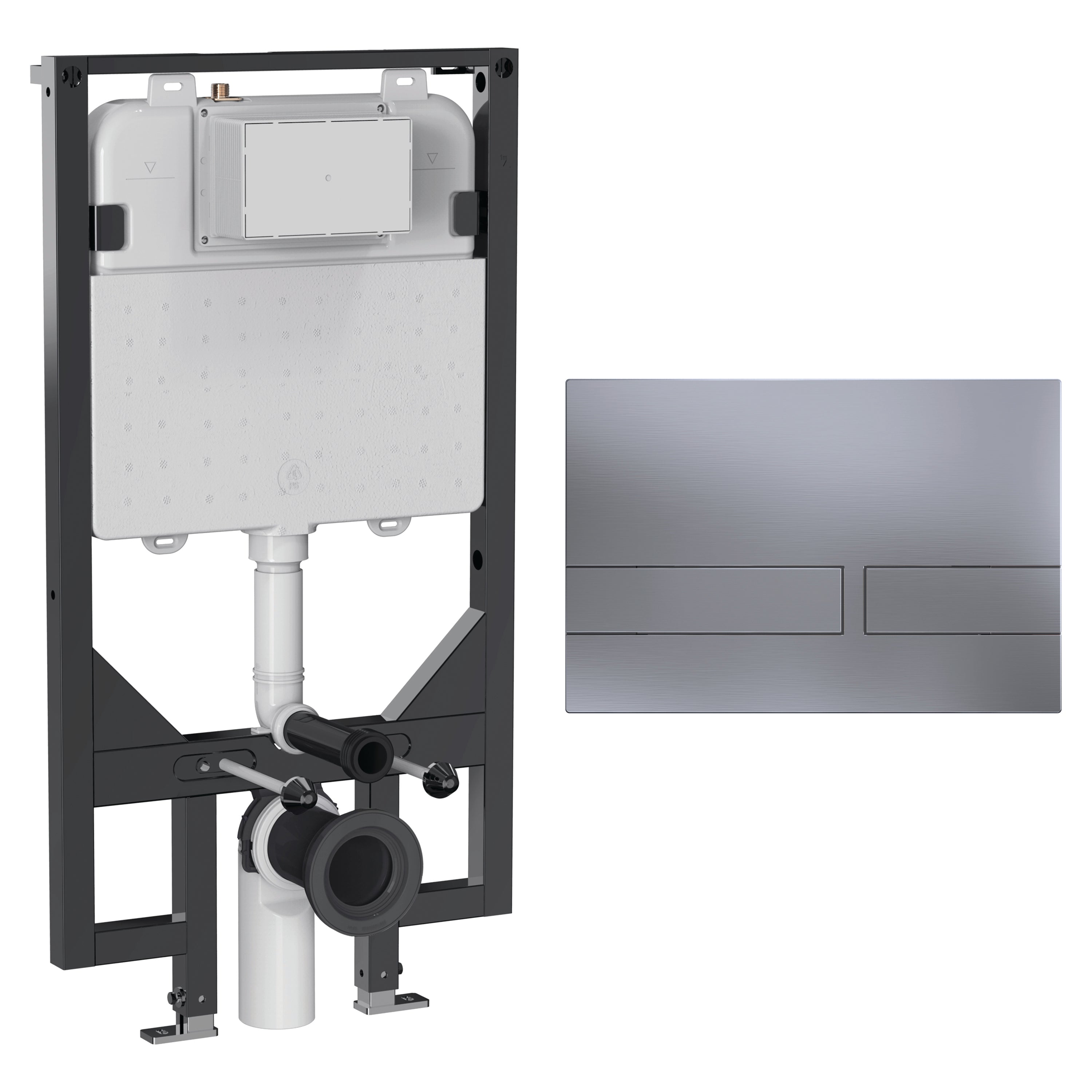 Crosswater Venue Frame Set 5 Brushed Nickel