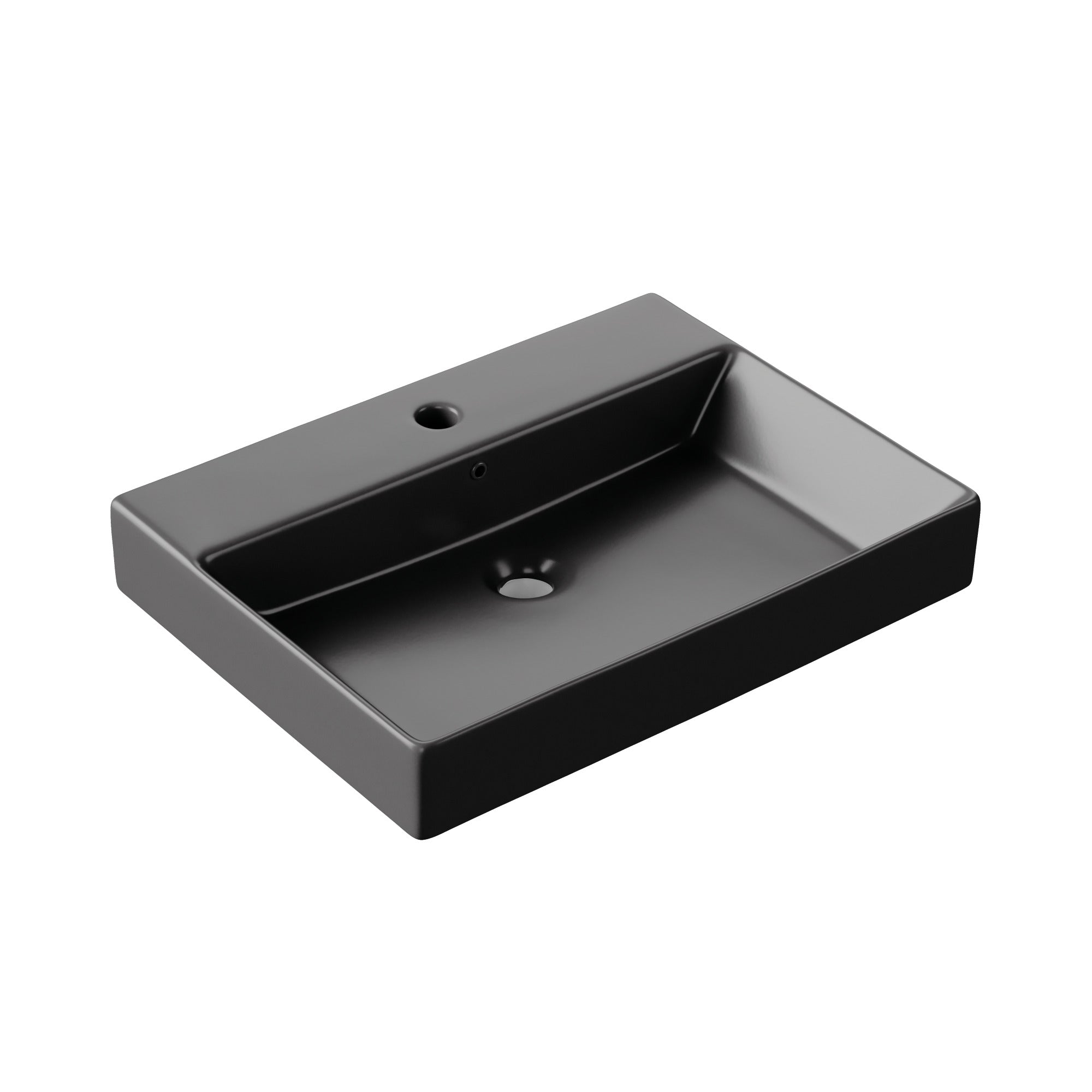 NovumVanya 85cm (Aeon/Vantage/Veles) Ceramic Basin Matt Black