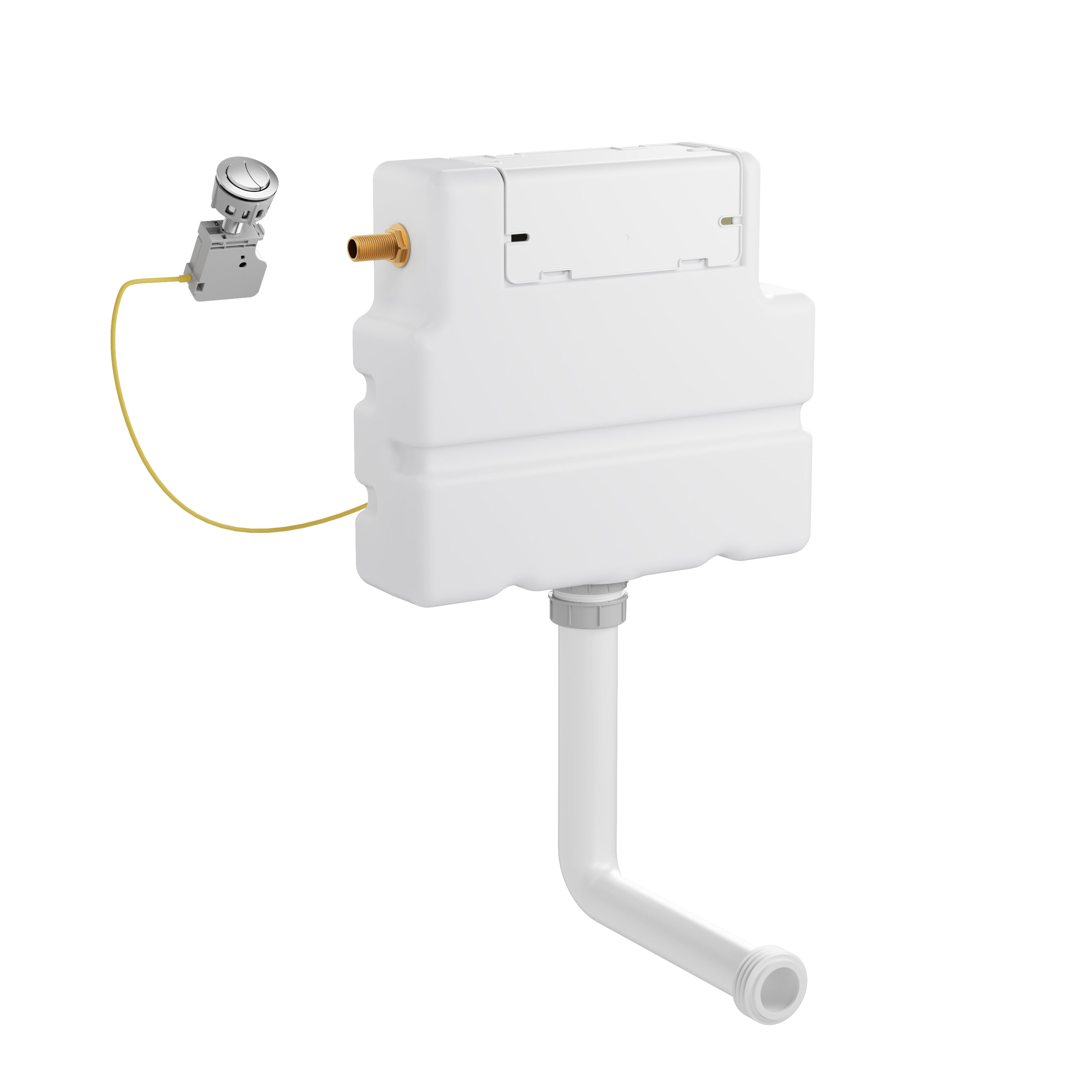 Crosswater Flush Button Cistern Set 1 Chrome