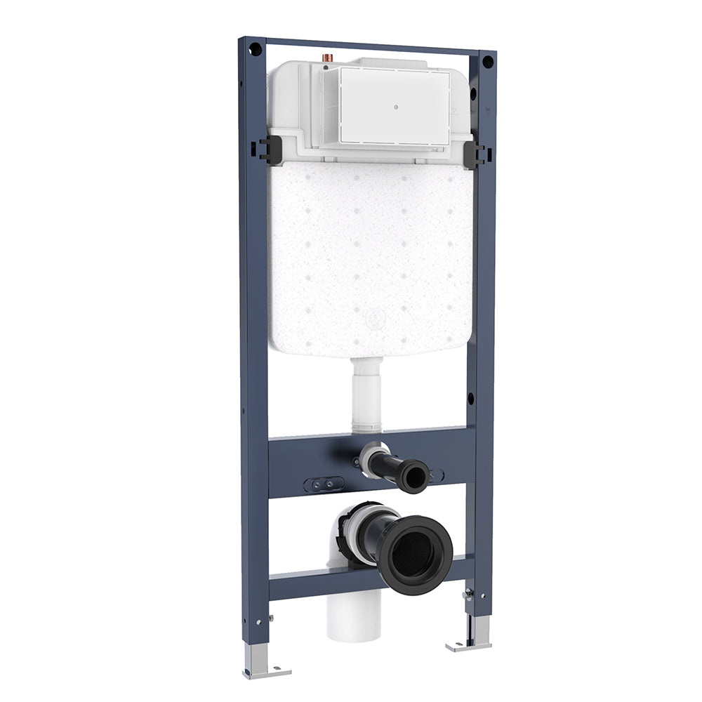 Crosswater Slim Depth WC Support Frame 1.12M Height (with dual flush concealed cistern & installation kit)