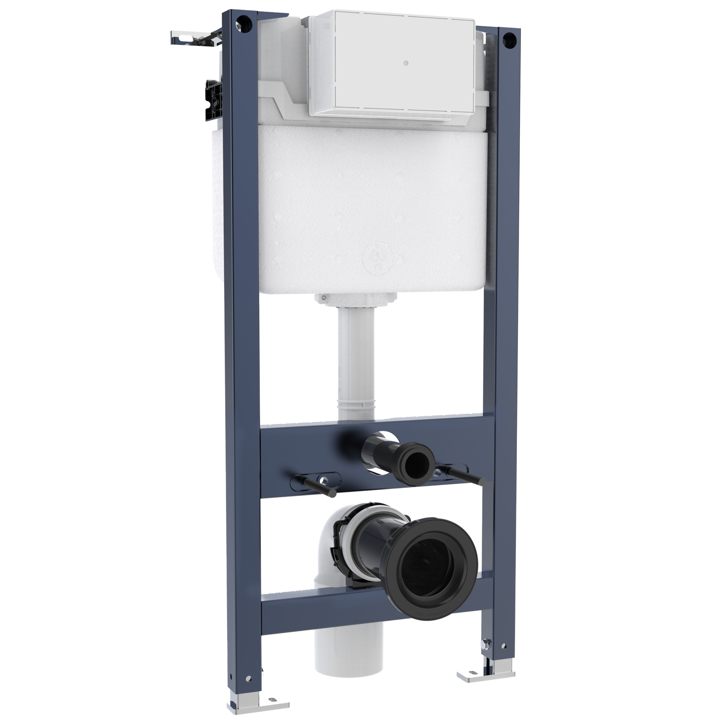 Crosswater WC Support Frame 0.98M Height (with dual flush concealed cistern & installation kit)