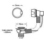 Wirquin Macdee Cable Operated Bath Pop-Up Waste