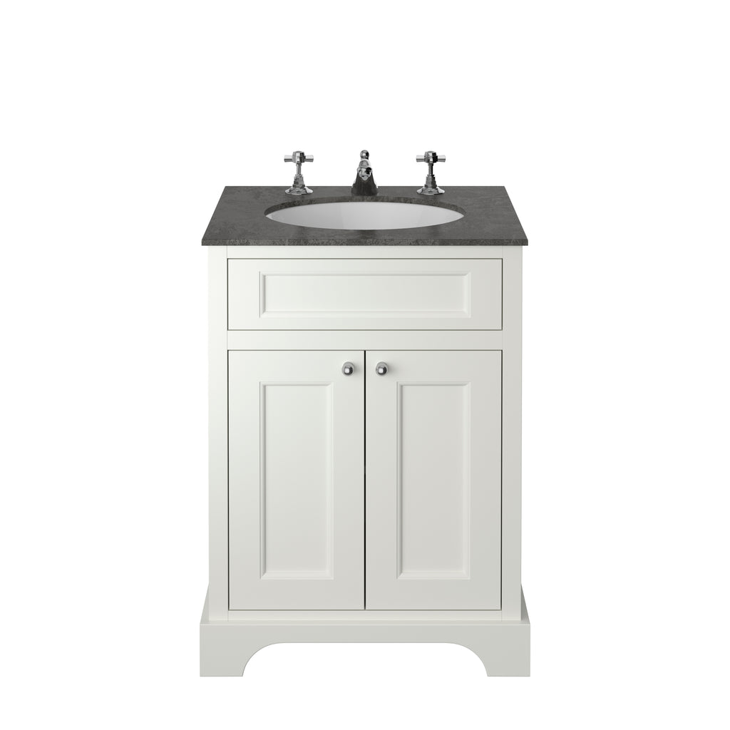 Heritage Bathrooms Wilton 600mm Freestanding Vanity Unit- Chantilly