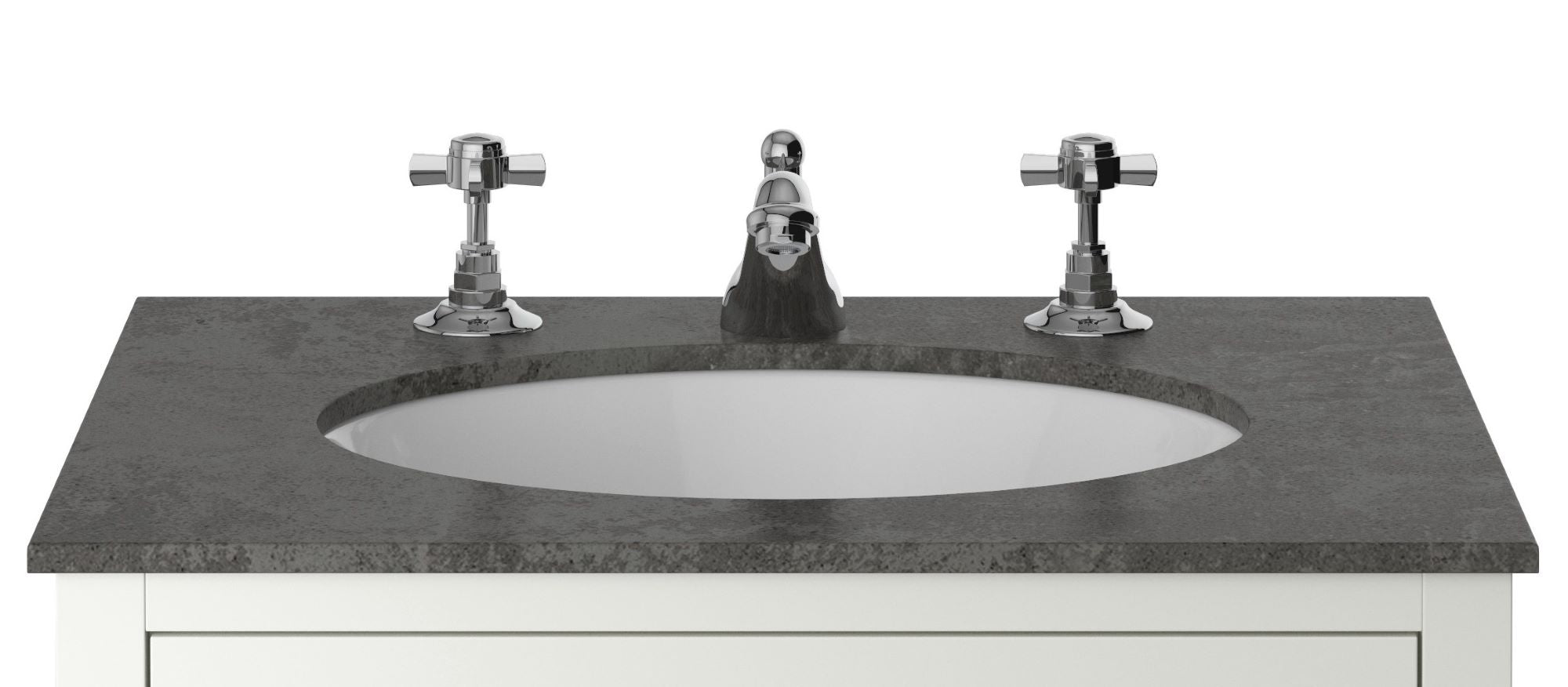 Heritage Bathrooms Wilton 600mm Freestanding Vanity Unit- Chantilly
