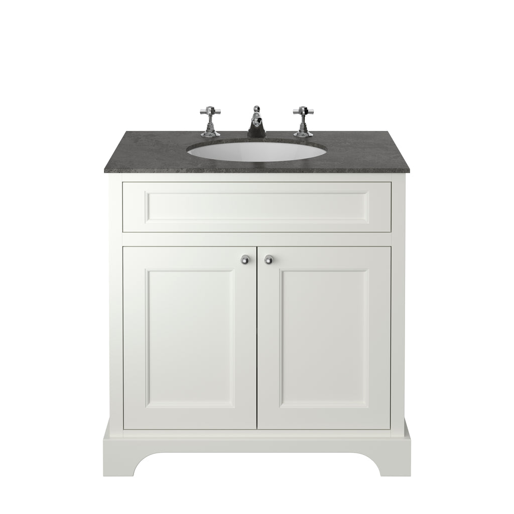 Heritage Wilton Vanity Unit 800mm Freestanding - Chantilly
