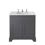 Heritage Wilton Vanity Unit 800mm Freestanding - Graphite
