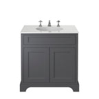 Heritage Wilton Vanity Unit 800mm Freestanding - Graphite