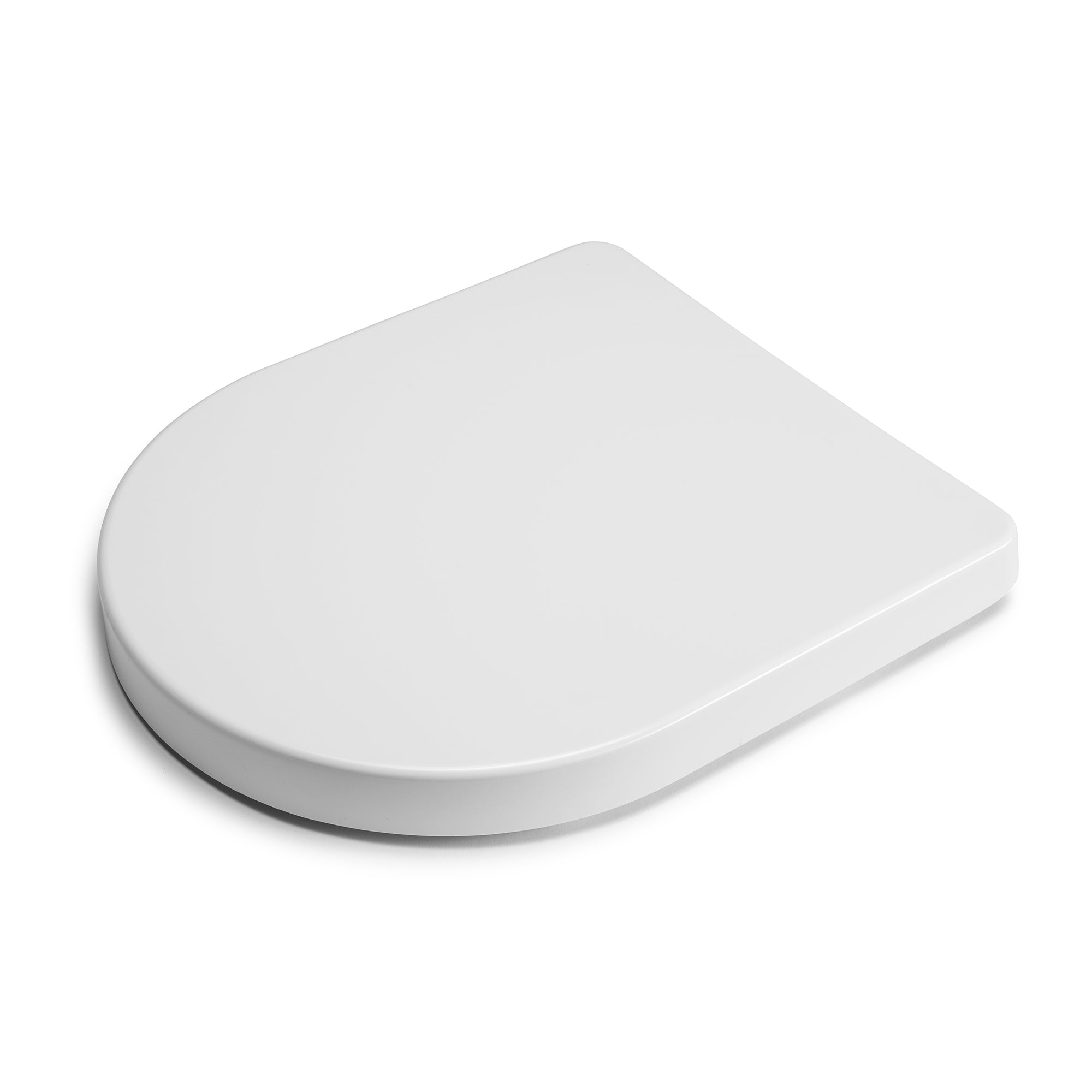 Croydex Eyre D Shaped Soft Close Toilet  Seat White