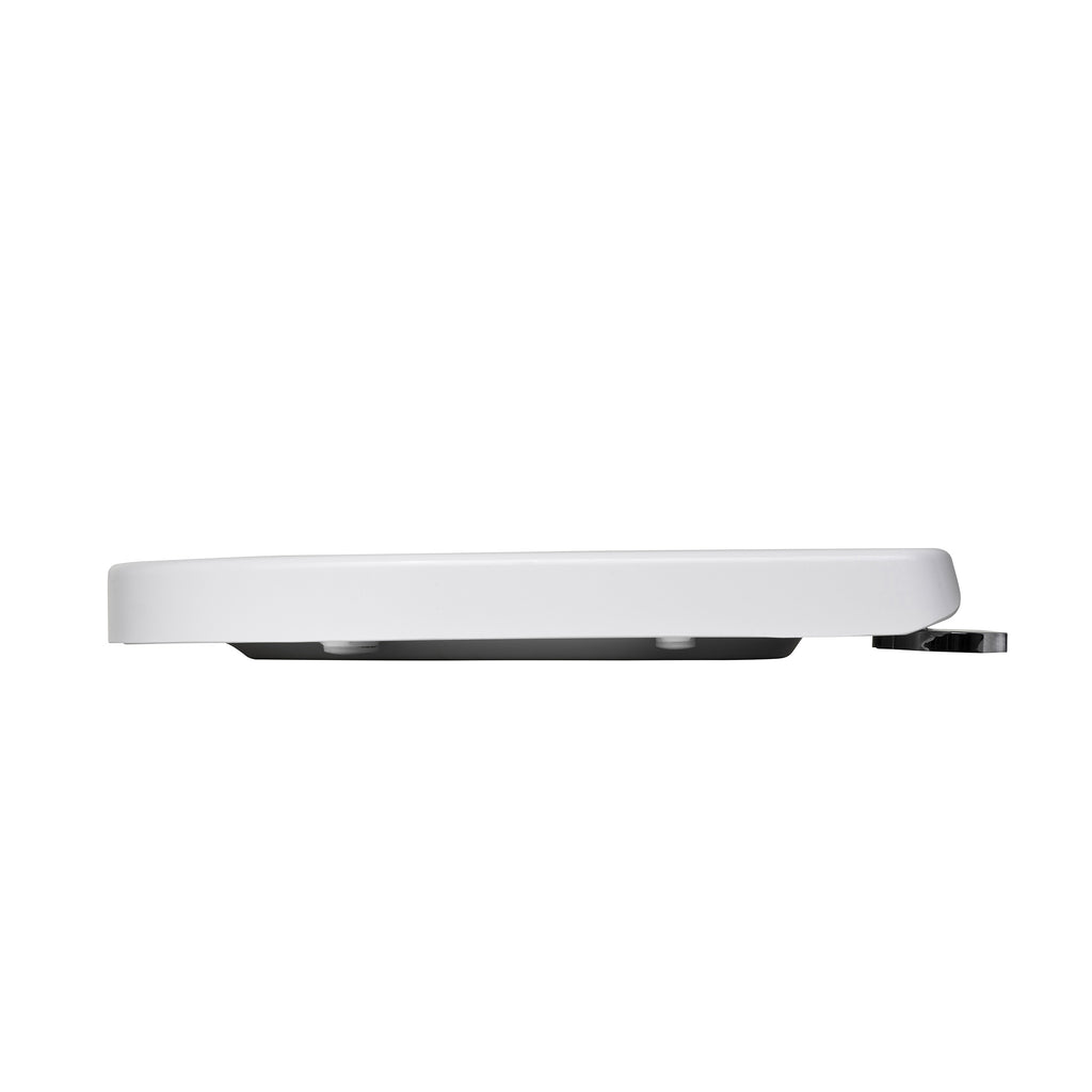Croydex Eyre D Shaped Soft Close Toilet  Seat White