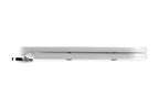 Croydex Leven Square Flexi-Fix Soft Close Quick Release Top Fix Anti-Bacterial White Thermoset Toilet Seat