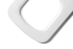 Croydex Leven Square Flexi-Fix Soft Close Quick Release Top Fix Anti-Bacterial White Thermoset Toilet Seat