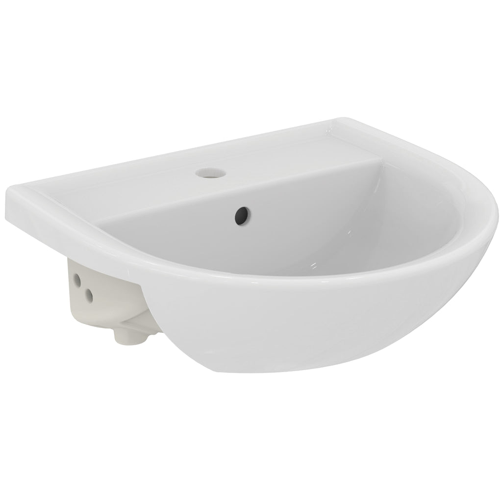 Armitage Shanks Sandringham 21 50cm 1 taphole semi-countertop basin with overflow, no chainstay hole