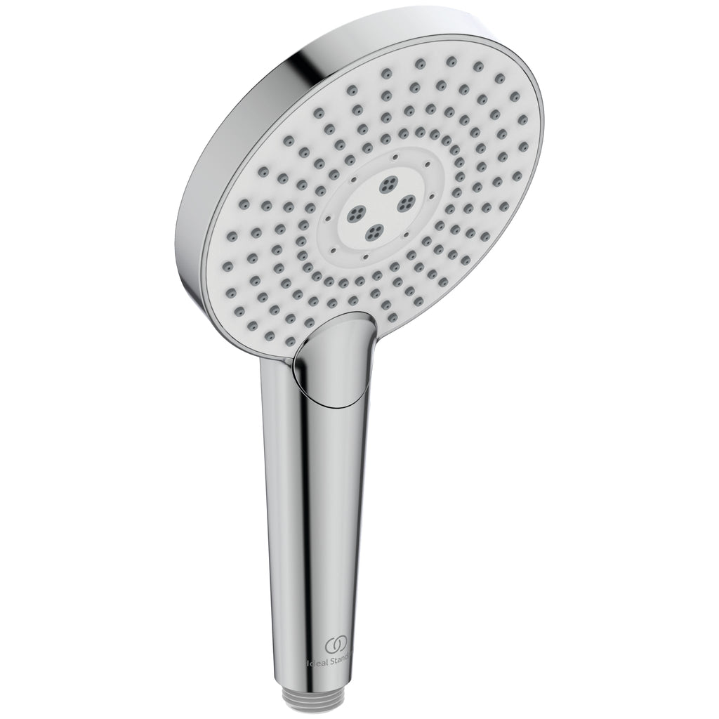 Ideal Standard Idealrain Evo Jet Chrome Round Hand shower 125mm With Rail Kit 600mm