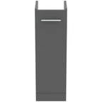 Ideal Standard i.Life A Slimline Pedestal Vanity Unit 225 x 260mm 1 Door Quartz Grey Matt
