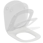 Ideal Standard Tesi slow close slim toilet seat and cover, with quick release, white