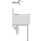 Armitage Shanks Ideal Standard Birch 46cm Cleaners Sink Pack