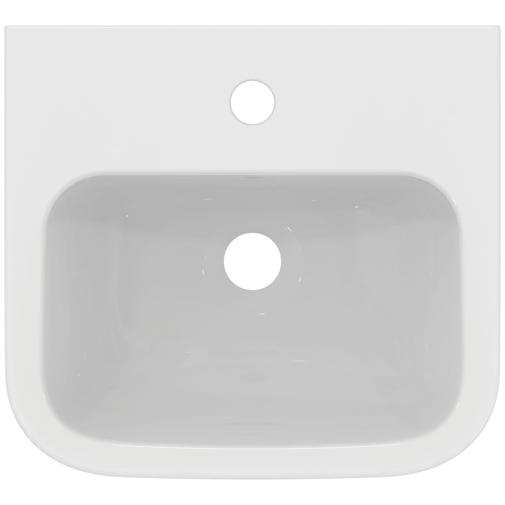 Armitage Shanks Portman 21 1 taphole 40cm washbasin with overflow, no chain hole.