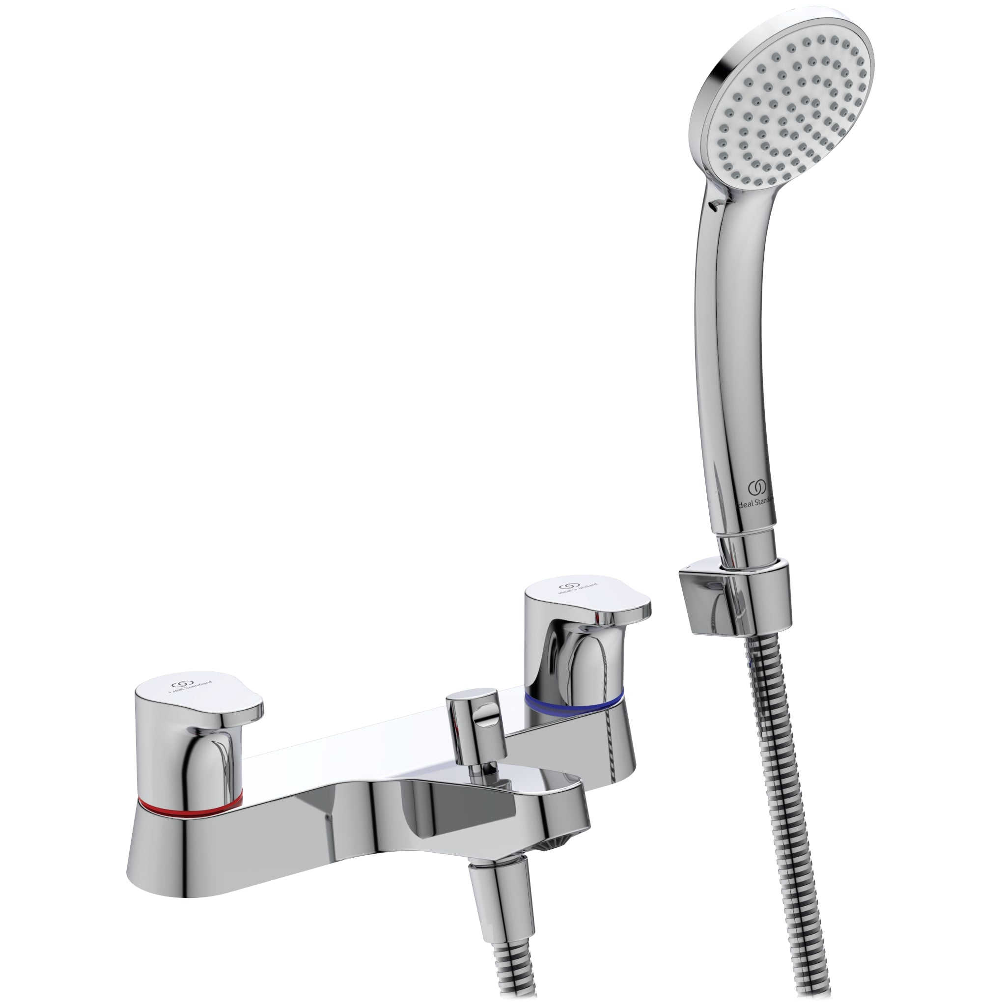 Ideal Standard Cerabase Dual Control Bath Filler with Shower Set Chrome