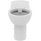 Armitage Shanks Contout 21+ 75cm projection back-to-wall rimless toilet bowl with horizontal outlet and anti-microbial glaze