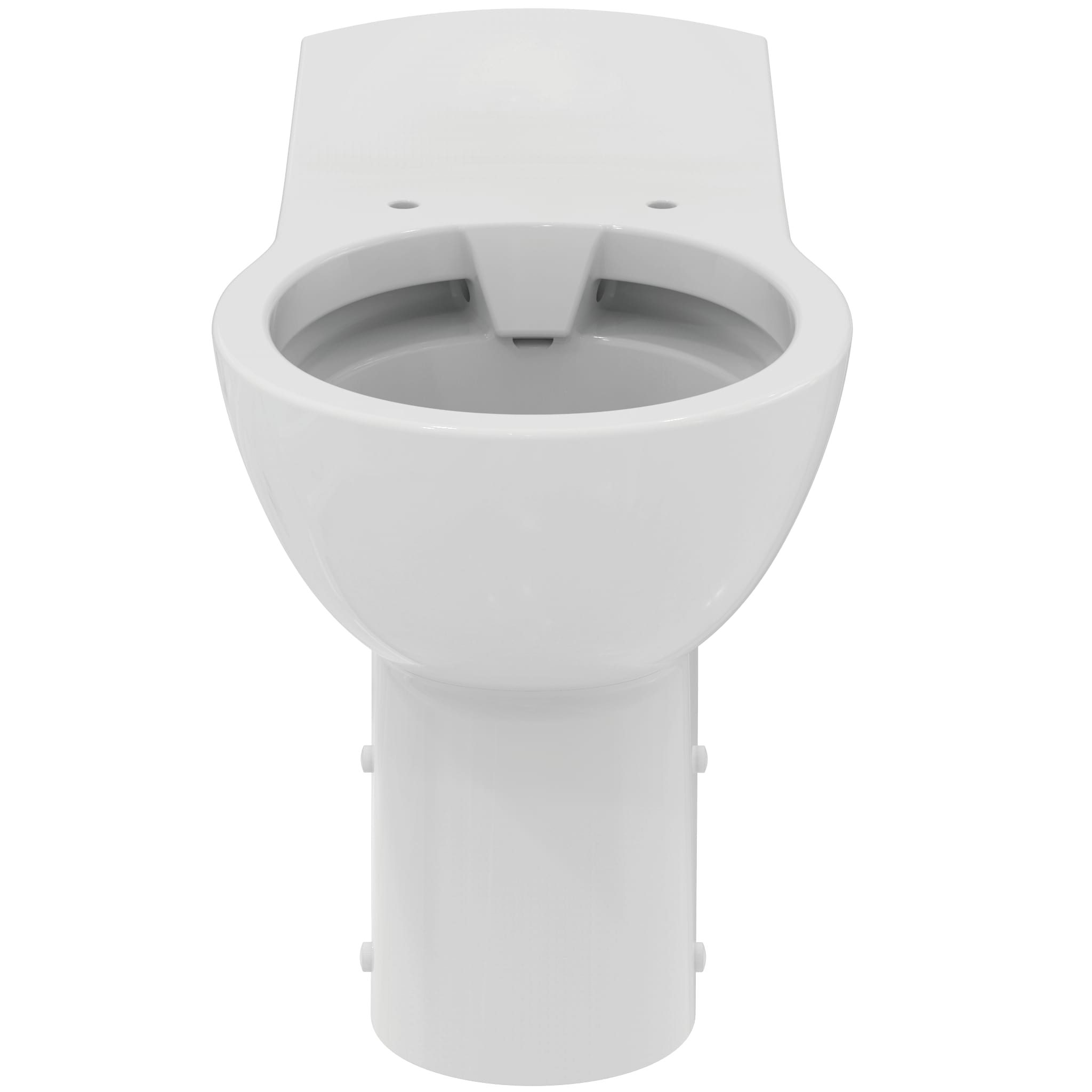 Armitage Shanks Contout 21+ 75cm projection back-to-wall rimless toilet bowl with horizontal outlet and anti-microbial glaze