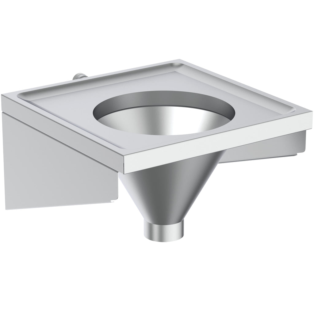 Ideal Standard Armitage Shanks Lever back inlet stainless steel slophopper