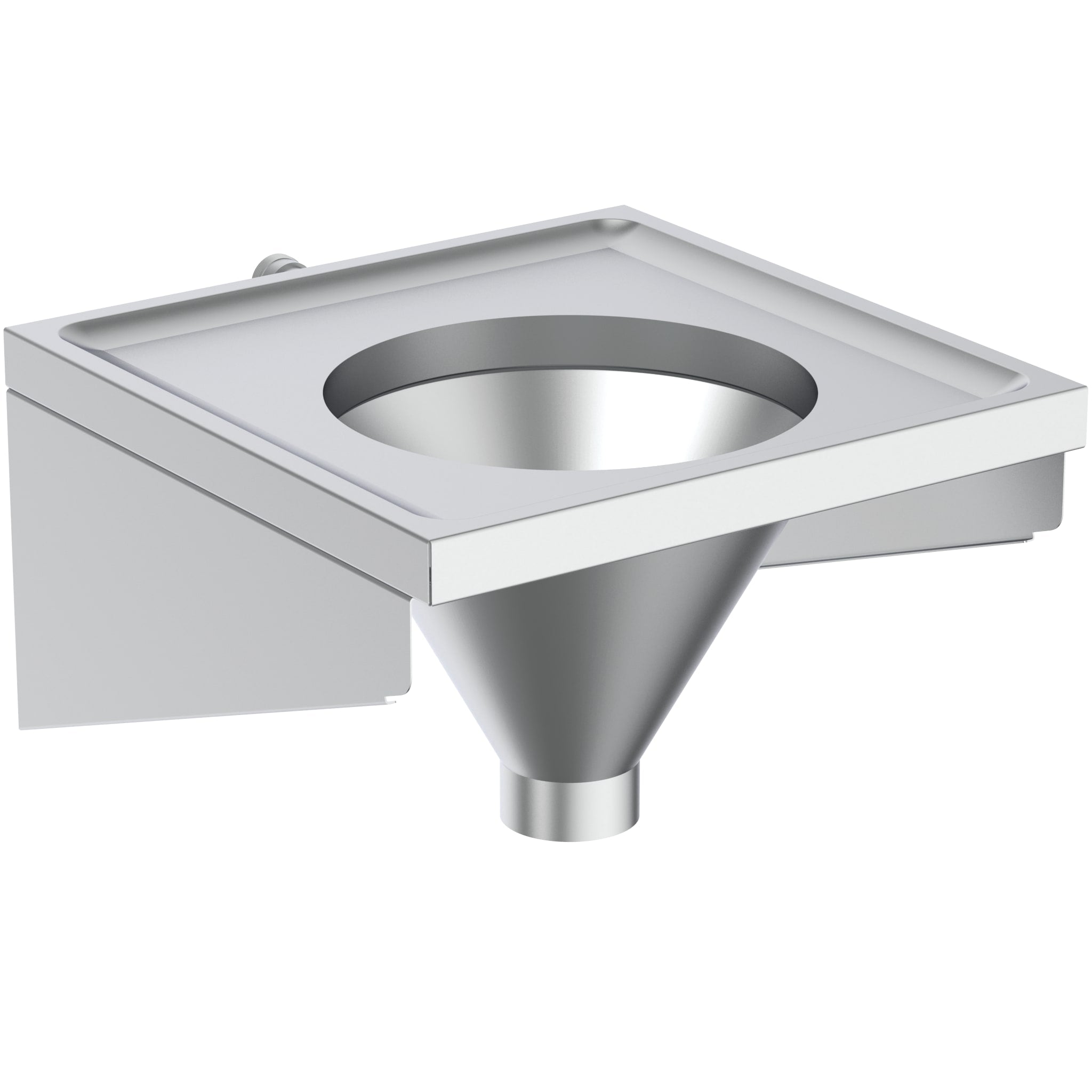 Ideal Standard Armitage Shanks Lever back inlet stainless steel slophopper