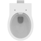 Armitage Shanks Contour 21+ raised height back-to-wall rimless toilet bowl with raised height horizontal outlet and anti-microbial glaze