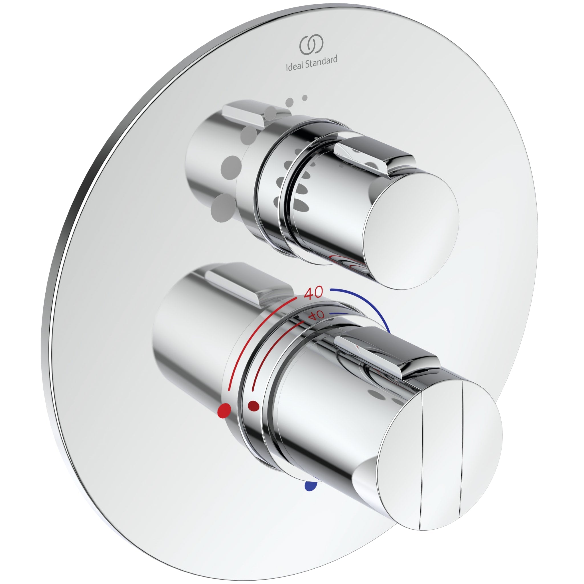 Ideal Standard Easybox Slim Shower Therm B-in Esc/Round Cpl