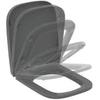 Ideal Standard i.Life B toilet seat and cover, slow close, Gloss Grey