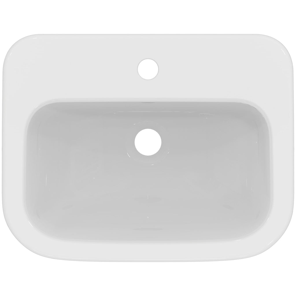 Ideal Standard Armitage Shanks Planet 21 50cm 1 taphole countertop basin with overflow, no chainstay hole