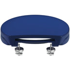 Armitage Shanks Contour 21 toilet seat and cover with top fixing hinges, blue.
